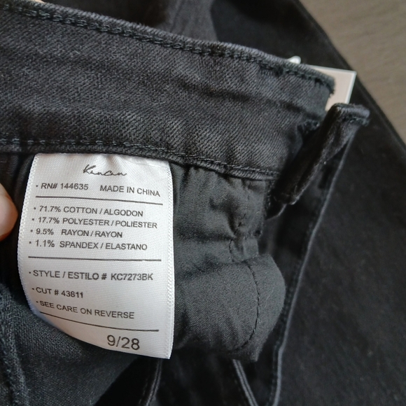 KanCan NWT Women's Black Jeans size 9/28 - Picture 3 of 8